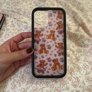 Cute Teddy Bear wildflower iPhone 17 Case